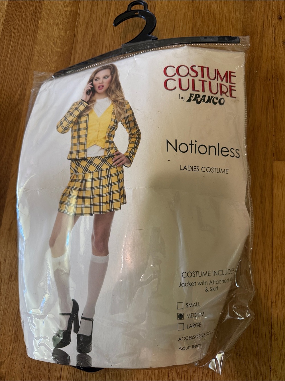 Cher clueless costume size medium